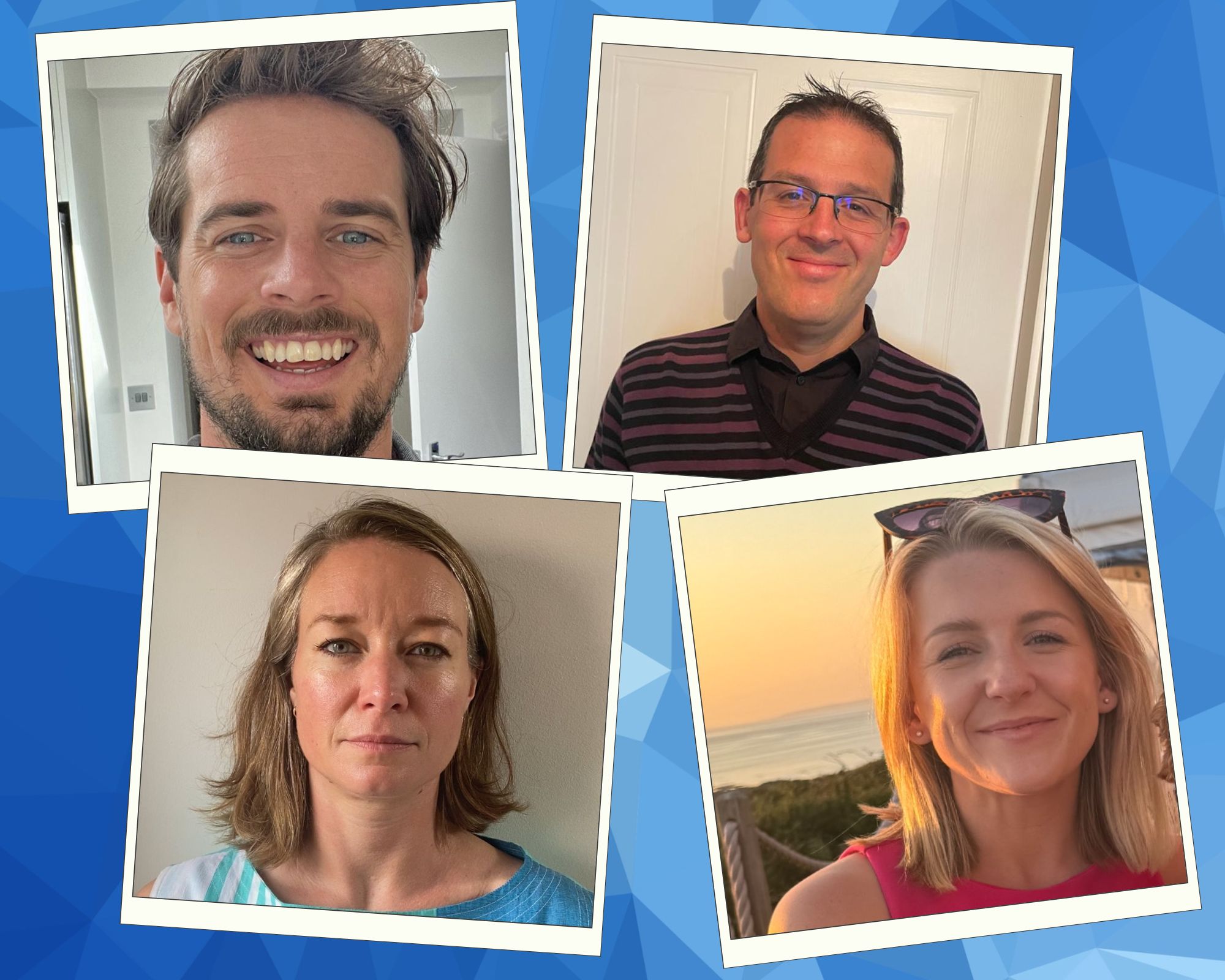 Top left: Daniel Murphy, top right: Gareth Walker, bottom left Lizzie Radcliffe, bottom right: Jess Tidswell