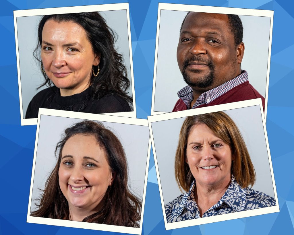 Top left: Marta Hutchins-Domanska, top right: Chuks John, bottom left: Naomi Ilton, bottom right: Nuala Greenwood.